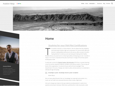 aviationinja.com snapshot