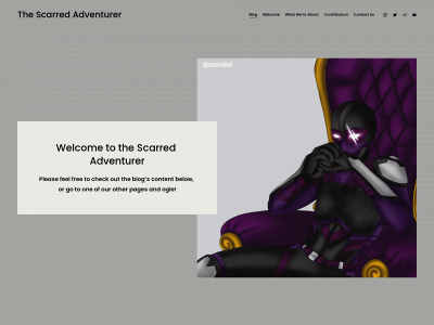 thescarredadventurer.com snapshot