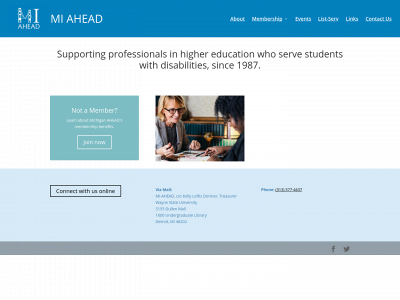 mi-ahead.org snapshot