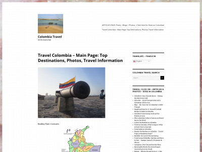 colombiatravelreporter.com snapshot