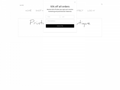 www.printedgiftsboutique.com snapshot