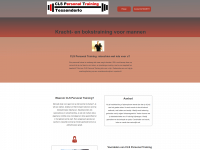 cls-personaltraining-tessenderlo.be snapshot