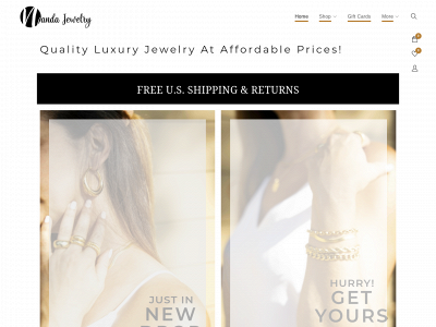nandajewelry.com snapshot