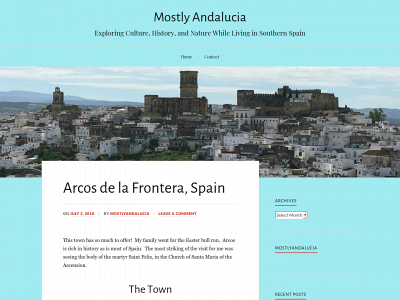 mostlyandalucia.com snapshot