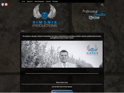 www.simonisproductions.com snapshot