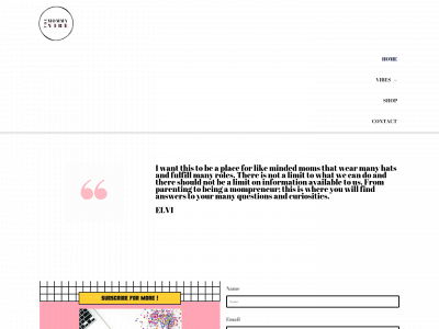 themommyvibe.com snapshot