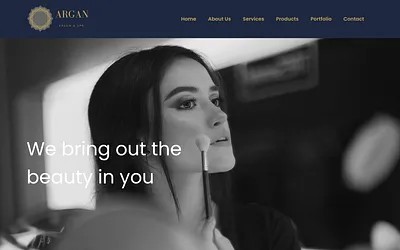argansalonspa.com snapshot