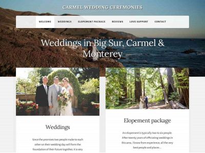 carmelweddingceremonies.com snapshot