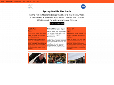 springmobilemechanic.com snapshot