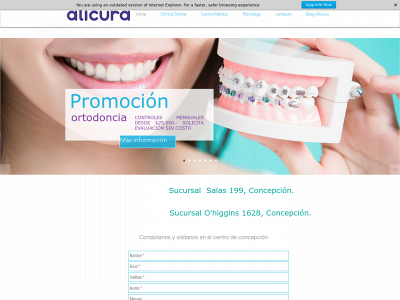 centromedicoalicura.cl snapshot