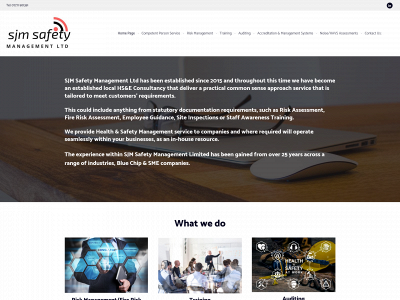 sjmsafety.co.uk snapshot