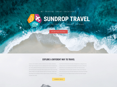 sundroptravel.com snapshot
