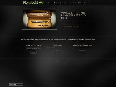 pumaknifeman.com snapshot