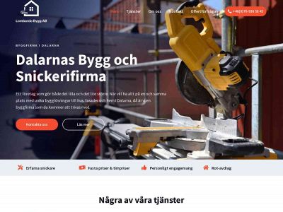 lombardobygg.se snapshot