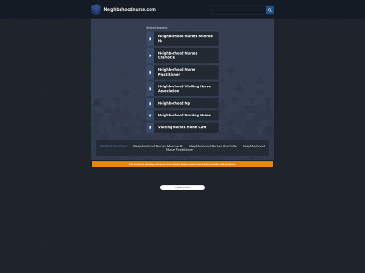 neighbahoodnurse.com snapshot