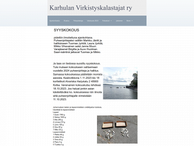 karhulanvirkistyskalastajat.fi snapshot