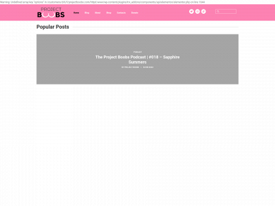 projectboobs.com snapshot
