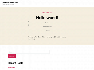 yesitsezcustoms.com snapshot