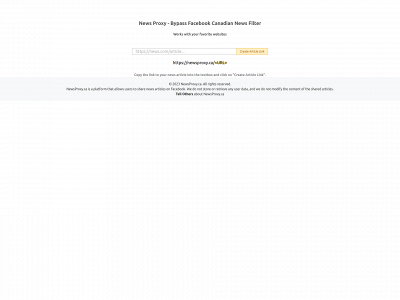 newsproxy.ca snapshot