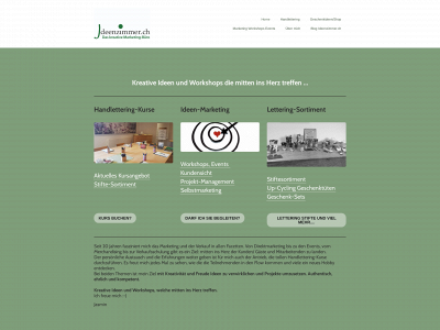 ideenzimmer.ch snapshot