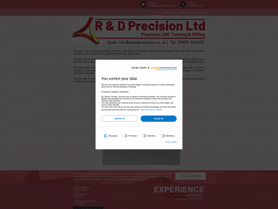 randdprecision.co.uk snapshot