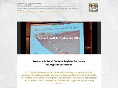 lcregistersuriname.com snapshot