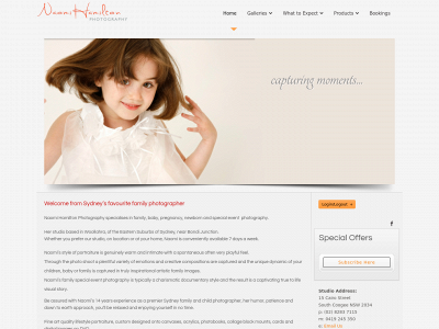 naomihamiltonphotography.com.au snapshot