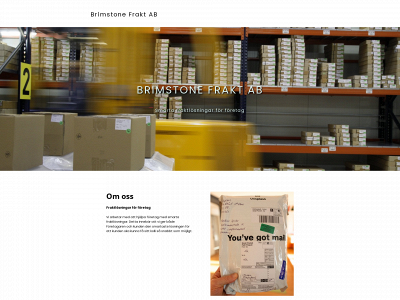 brimstonefrakt.se snapshot