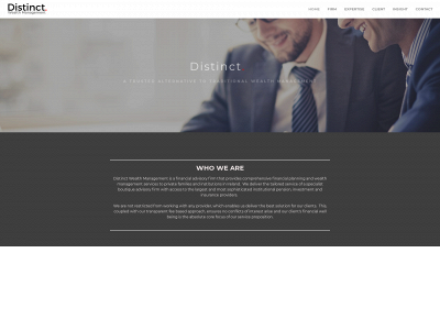 www.distinctwealth.ie snapshot