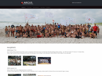 arguskarate.lt snapshot