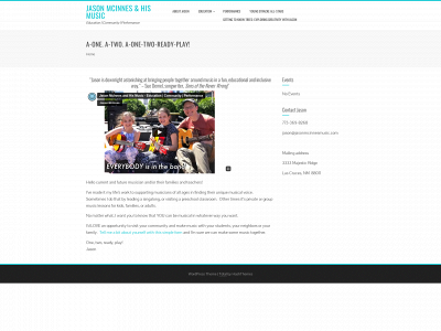 jasonmcinnesmusic.com snapshot