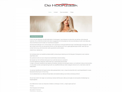 kapsalondehooftzaak.nl snapshot