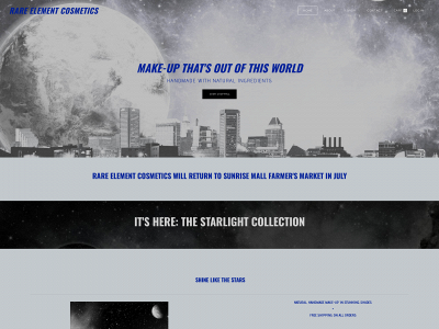 www.rareelementcosmetics.com snapshot