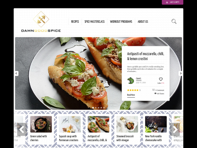damngoodspice.com snapshot