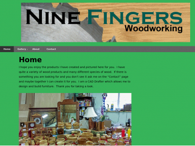 ninefingerswoodworking.com snapshot