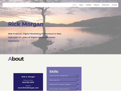 rickamorgan.com snapshot