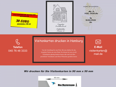 visitenkarten-hamburg.de snapshot