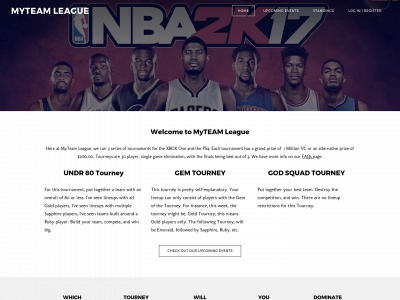 www.myteamleague.com snapshot