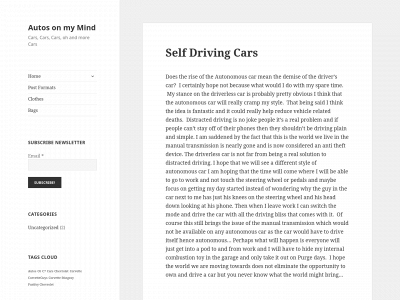 autosonmymind.com snapshot