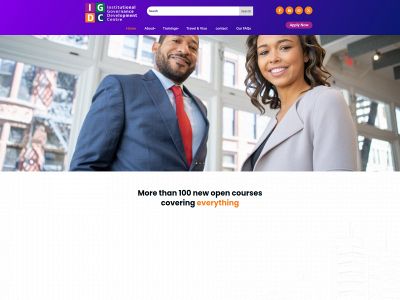 igdctraining.org snapshot