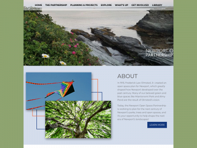 newportopenspace.org snapshot