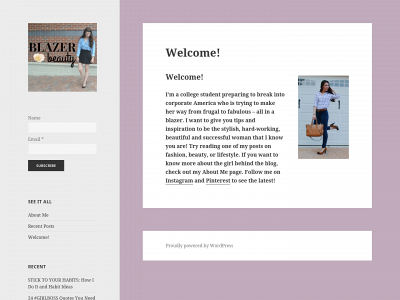 blazerbeauty.com snapshot