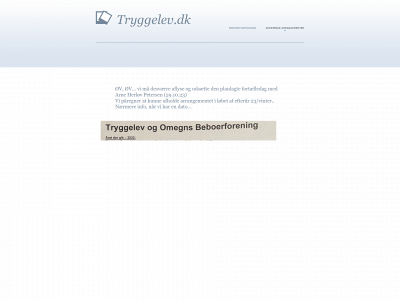 tryggelev.dk snapshot