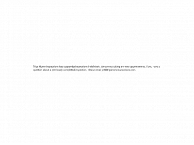 tripshomeinspections.com snapshot