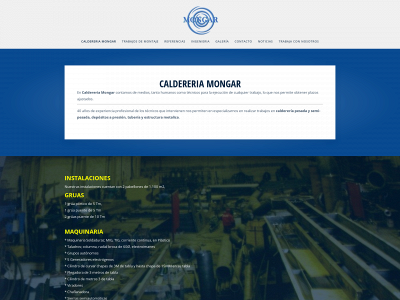 caldereriamongar.com snapshot