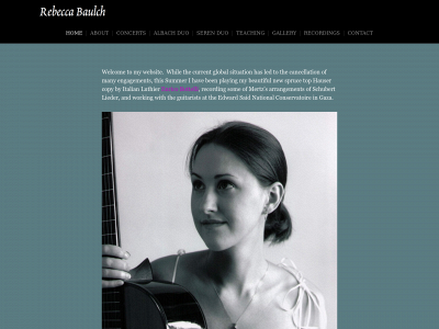 rebeccabaulch.co.uk snapshot
