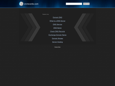 srvrecords.com snapshot