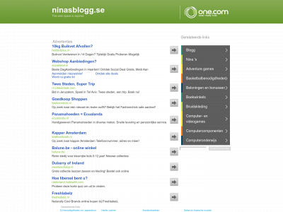 ninasblogg.se snapshot
