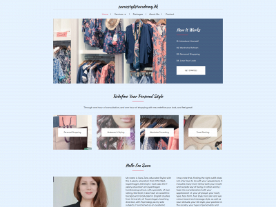 sarazstylistacademy.dk snapshot