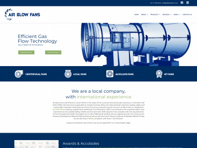 airblowfans.co.za snapshot